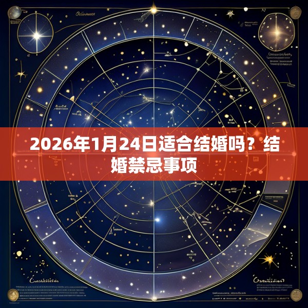 2026年1月24日适合结婚吗？结婚禁忌事项