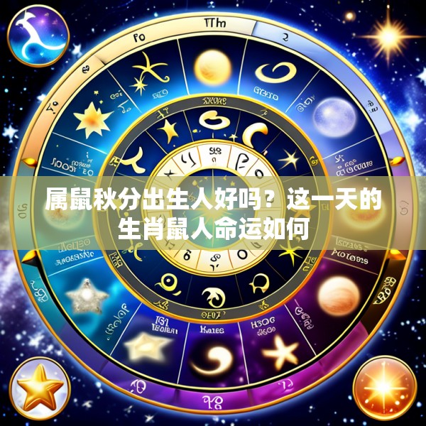 属鼠秋分出生人好吗?这一天的生肖鼠人命运如何
