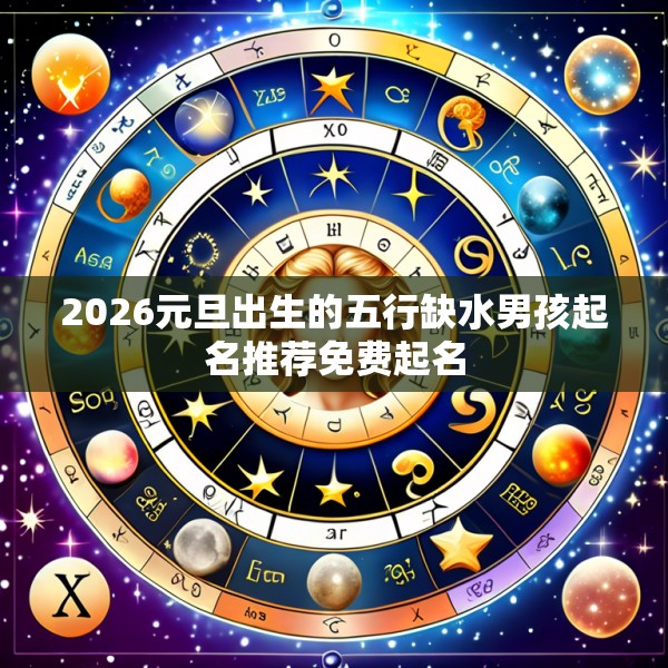 2026元旦出生的五行缺水男孩起名推荐免费起名