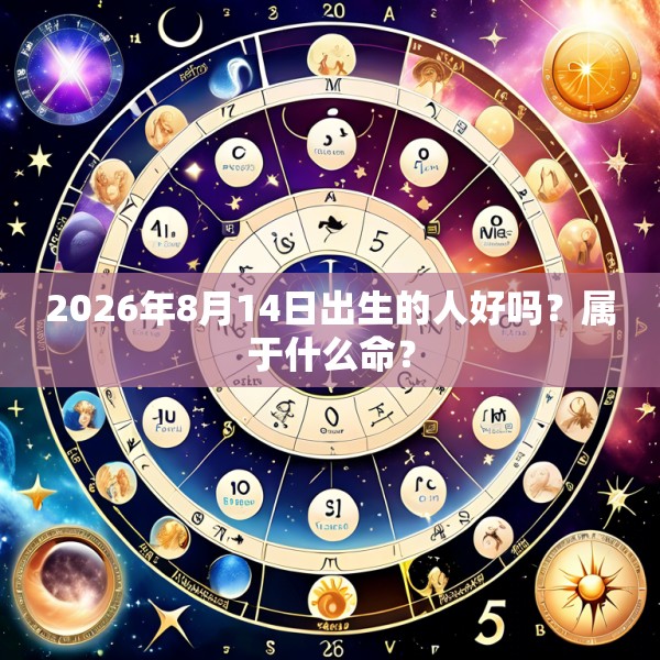 2026年8月14日出生的人好吗？属于什么命？