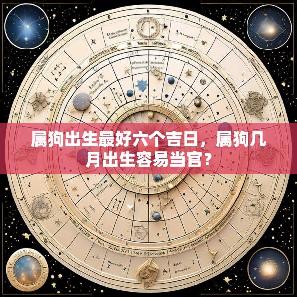 属狗出生最好六个吉日，属狗几月出生容易当官？