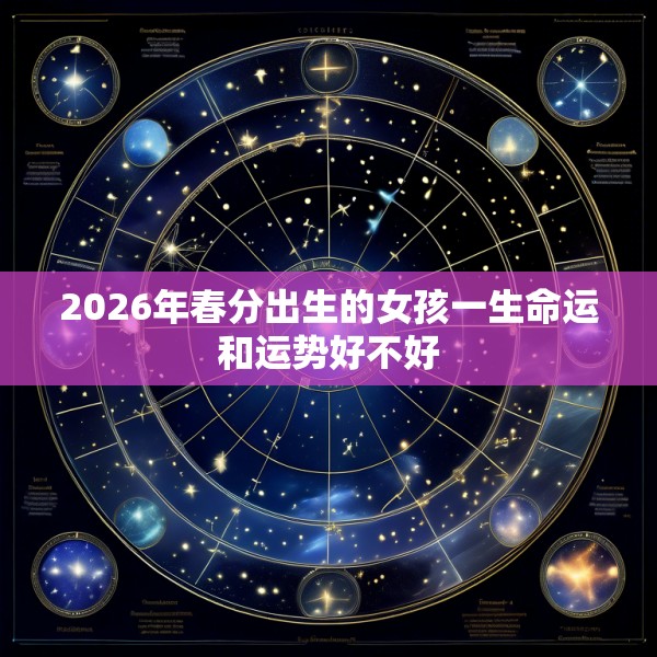 2026年春分出生的女孩一生命运和运势好不好