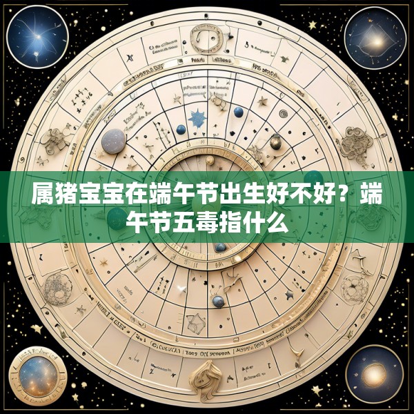 属猪宝宝在端午节出生好不好?端午节五毒指什么