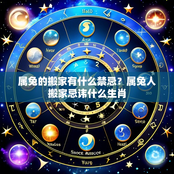 属兔的搬家有什么禁忌？属兔人搬家忌讳什么生肖