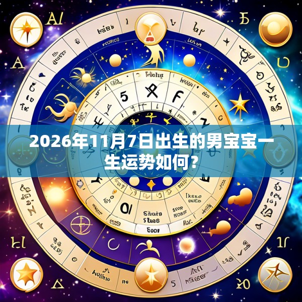 2026年11月7日出生的男宝宝一生运势如何?
