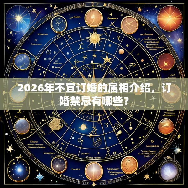 2026年不宜订婚的属相介绍，订婚禁忌有哪些？
