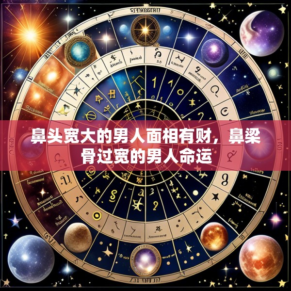 鼻头宽大的男人面相有财，鼻梁骨过宽的男人命运