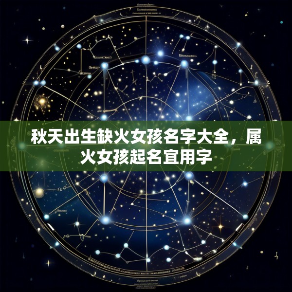 秋天出生缺火女孩名字大全,属火女孩起名宜用字