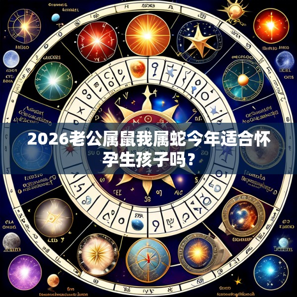 2026老公属鼠我属蛇今年适合怀孕生孩子吗？
