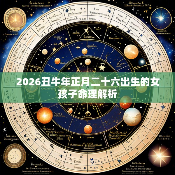 2026丑牛年正月二十六出生的女孩子命理解析
