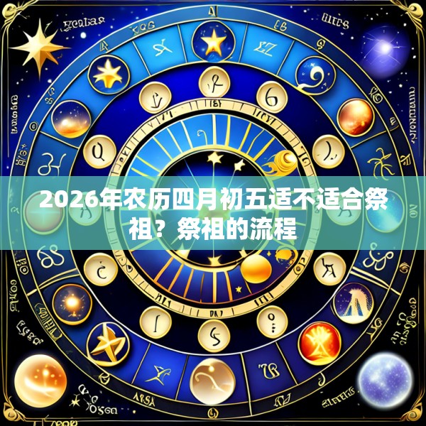 2026年农历四月初五适不适合祭祖？祭祖的流程