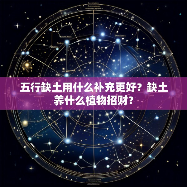 五行缺土用什么补充更好?缺土养什么植物招财?