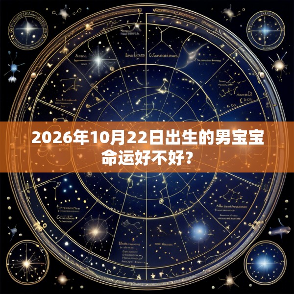 2026年10月22日出生的男宝宝命运好不好？