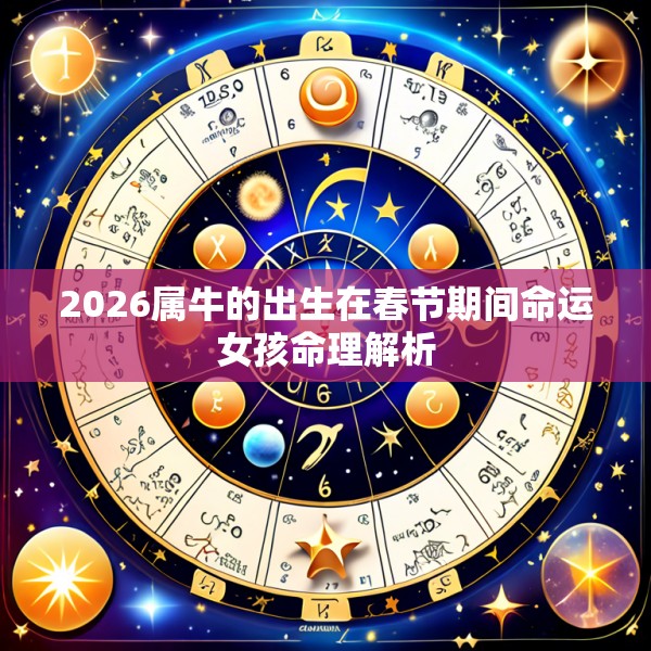 2026属牛的出生在春节期间命运女孩命理解析