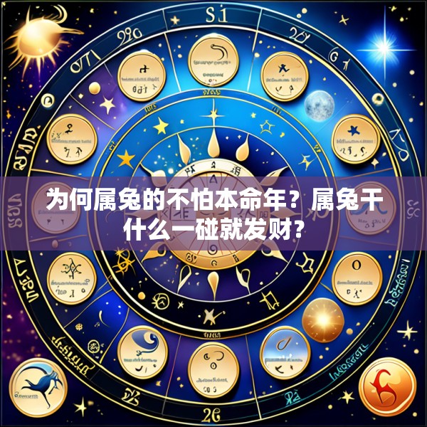 为何属兔的不怕本命年?属兔干什么一碰就发财?