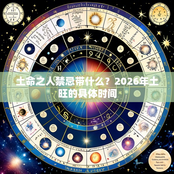 土命之人禁忌带什么？2026年土旺的具体时间