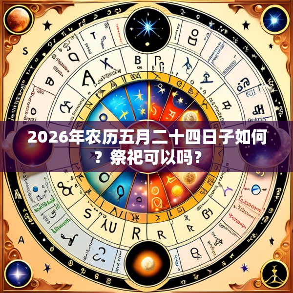 2026年农历五月二十四日子如何？祭祀可以吗？