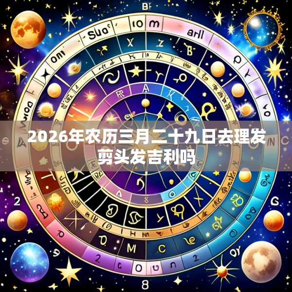 2026年农历三月二十九日去理发剪头发吉利吗