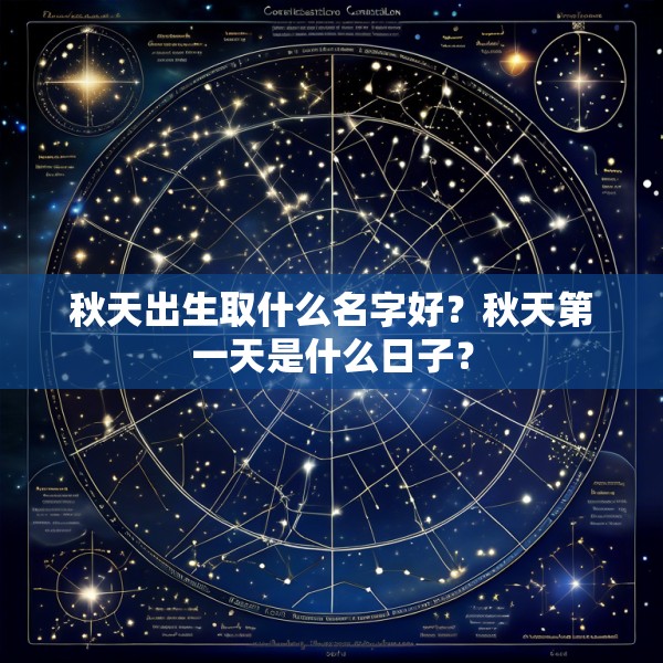 秋天出生取什么名字好?秋天第一天是什么日子?