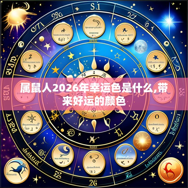 属鼠人2026年幸运色是什么,带来好运的颜色