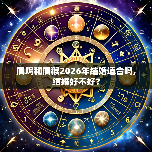 属鸡和属猴2026年结婚适合吗,结婚好不好?