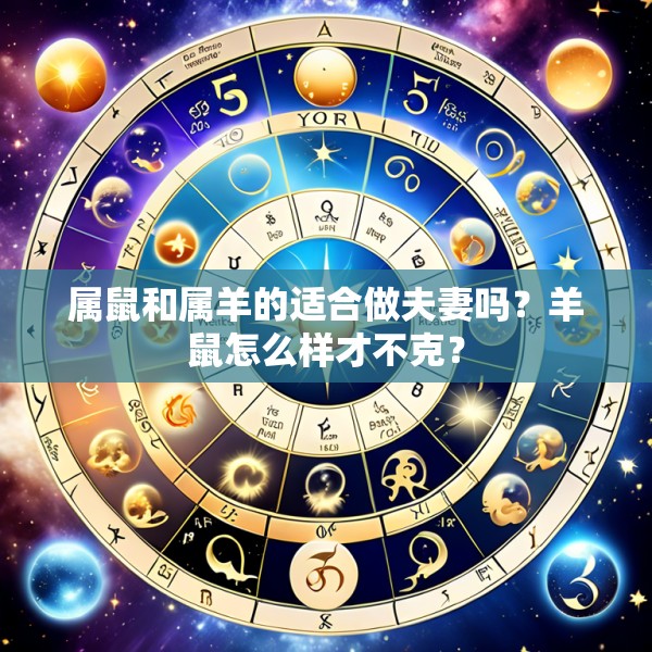 属鼠和属羊的适合做夫妻吗？羊鼠怎么样才不克？