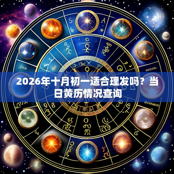 2026年十月初一适合理发吗?当日黄历情况查询