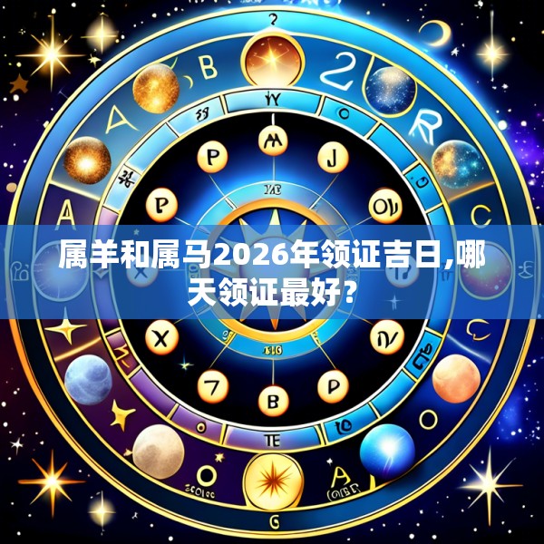 属羊和属马2026年领证吉日,哪天领证最好？