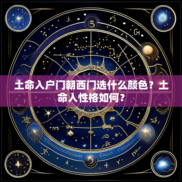 土命入户门朝西门选什么颜色？土命人性格如何？