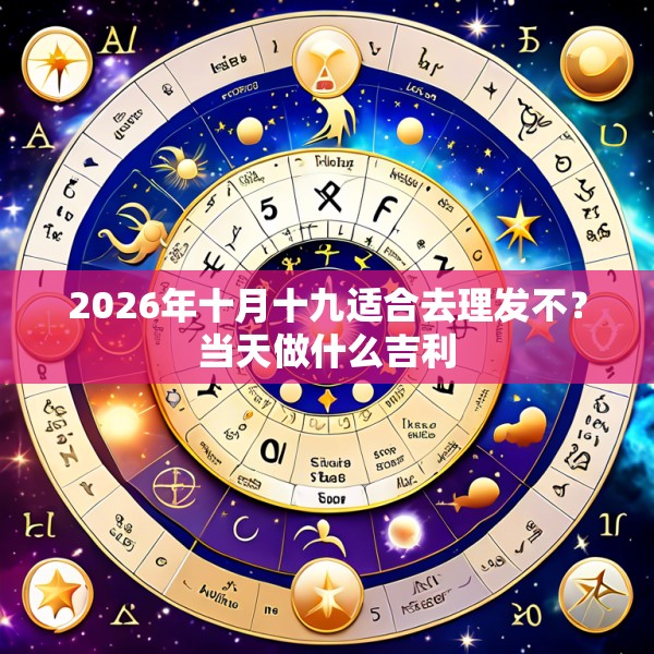2026年十月十九适合去理发不?当天做什么吉利