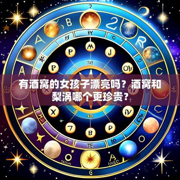 有酒窝的女孩子漂亮吗?酒窝和梨涡哪个更珍贵?