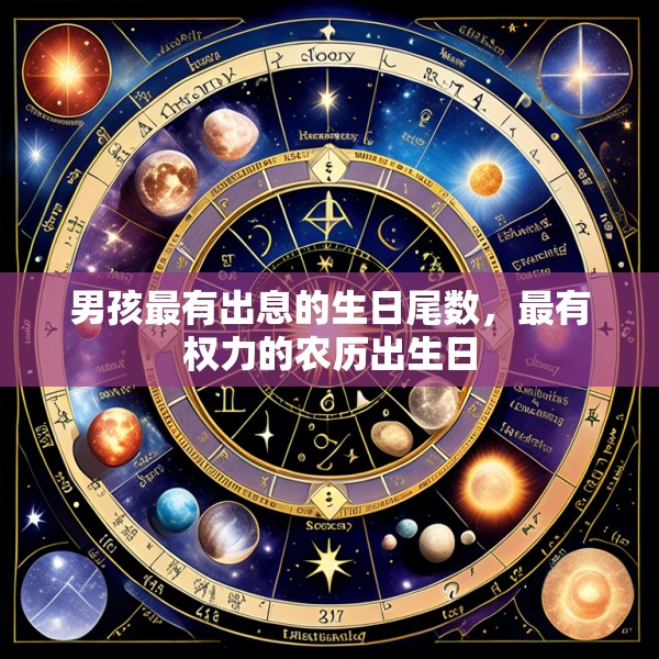 男孩最有出息的生日尾数，最有权力的农历出生日