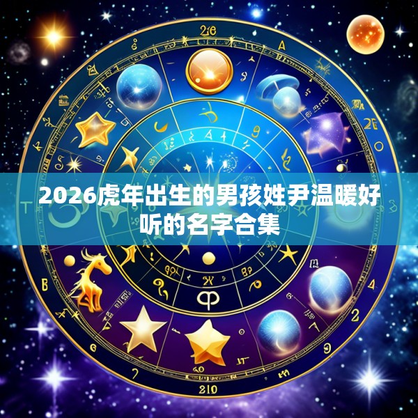 2026虎年出生的男孩姓尹温暖好听的名字合集