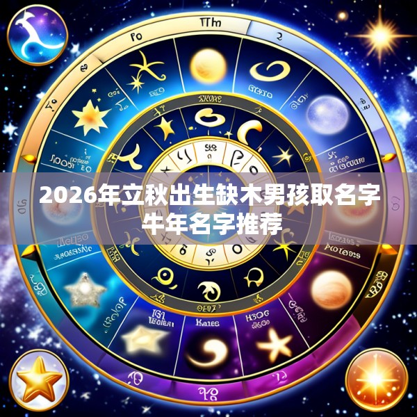 2026年立秋出生缺木男孩取名字 牛年名字推荐