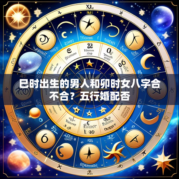 巳时出生的男人和卯时女八字合不合？五行婚配否