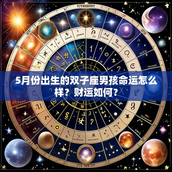 5月份出生的双子座男孩命运怎么样？财运如何？