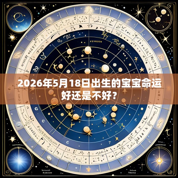 2026年5月18日出生的宝宝命运好还是不好？