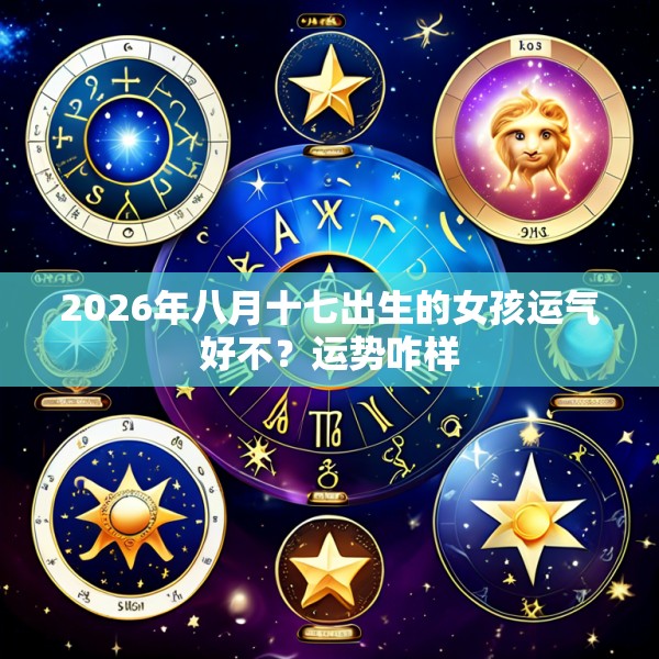 2026年八月十七出生的女孩运气好不?运势咋样