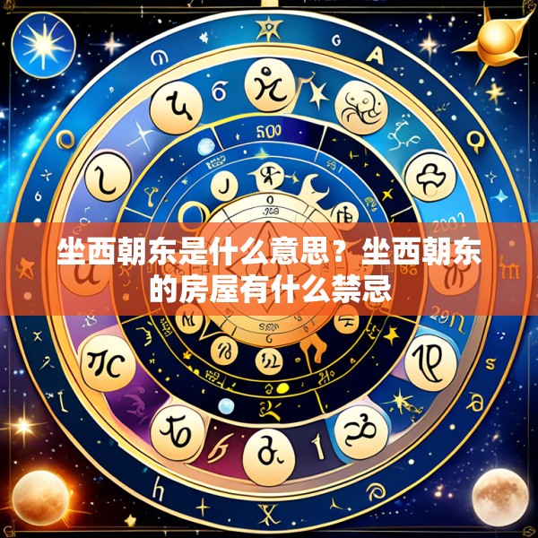 坐西朝东是什么意思?坐西朝东的房屋有什么禁忌