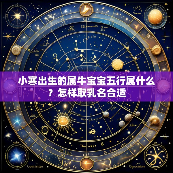 小寒出生的属牛宝宝五行属什么?怎样取乳名合适