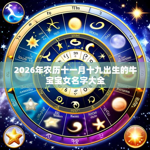 2026年农历十一月十九出生的牛宝宝女名字大全