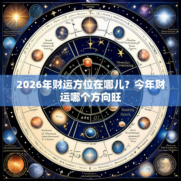2026年财运方位在哪儿？今年财运哪个方向旺