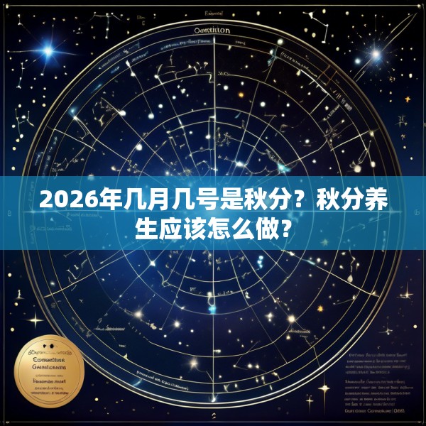 2026年几月几号是秋分?秋分养生应该怎么做?