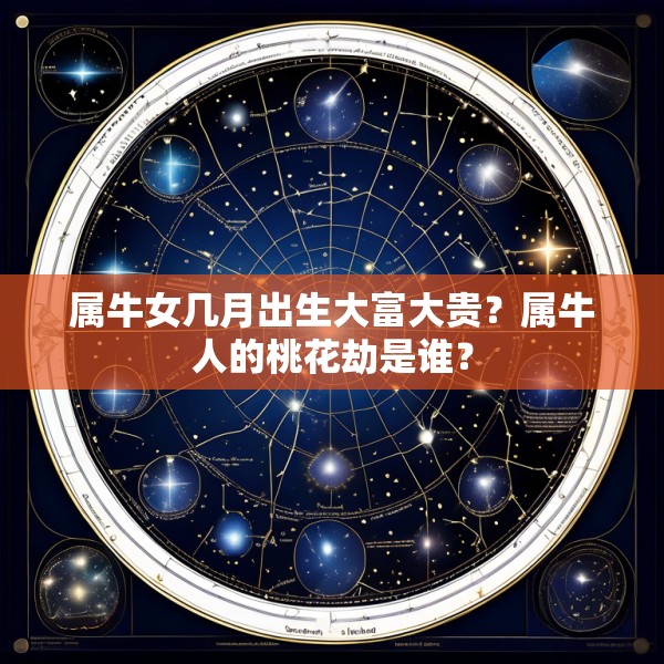 属牛女几月出生大富大贵？属牛人的桃花劫是谁？