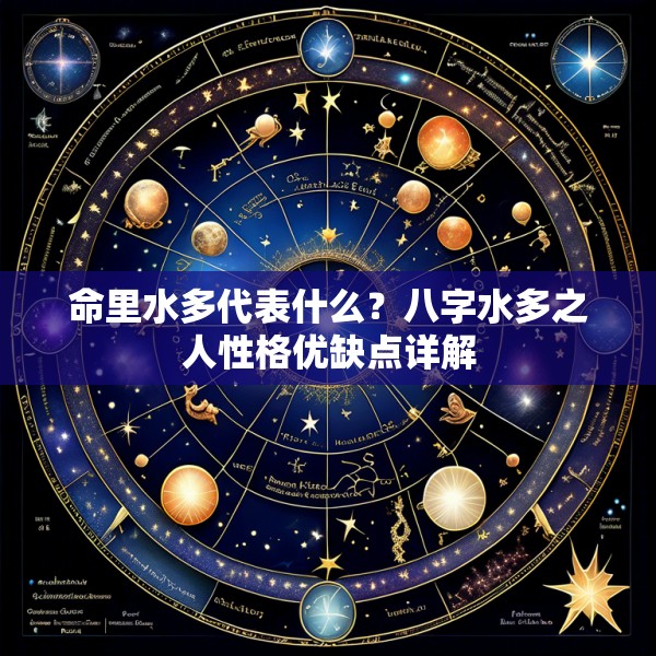 命里水多代表什么？八字水多之人性格优缺点详解