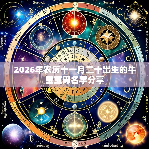 2026年农历十一月二十出生的牛宝宝男名字分享