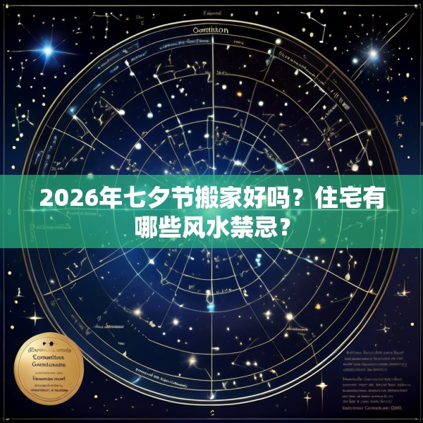 2026年七夕节搬家好吗？住宅有哪些风水禁忌？