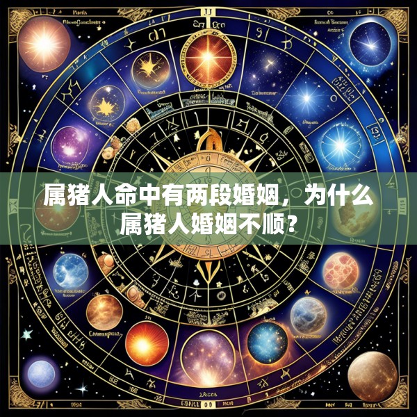 属猪人命中有两段婚姻，为什么属猪人婚姻不顺？