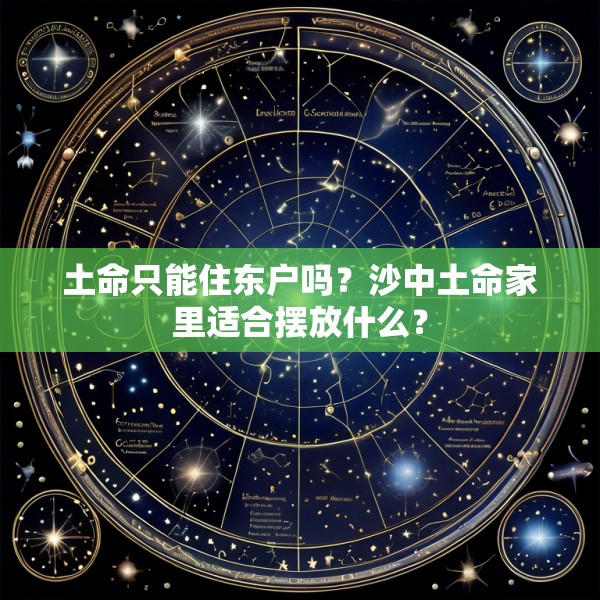 土命只能住东户吗？沙中土命家里适合摆放什么？