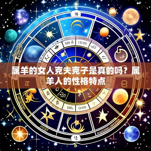 属羊的女人克夫克子是真的吗？属羊人的性格特点